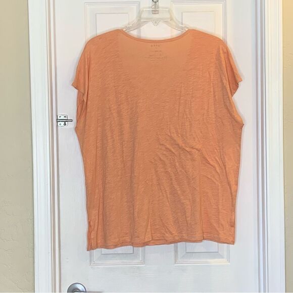 Torrid Relaxed Fit Cotton Modal Slub Dolman Tee Skull Floral Design Size 1X - Picture 2 of 9